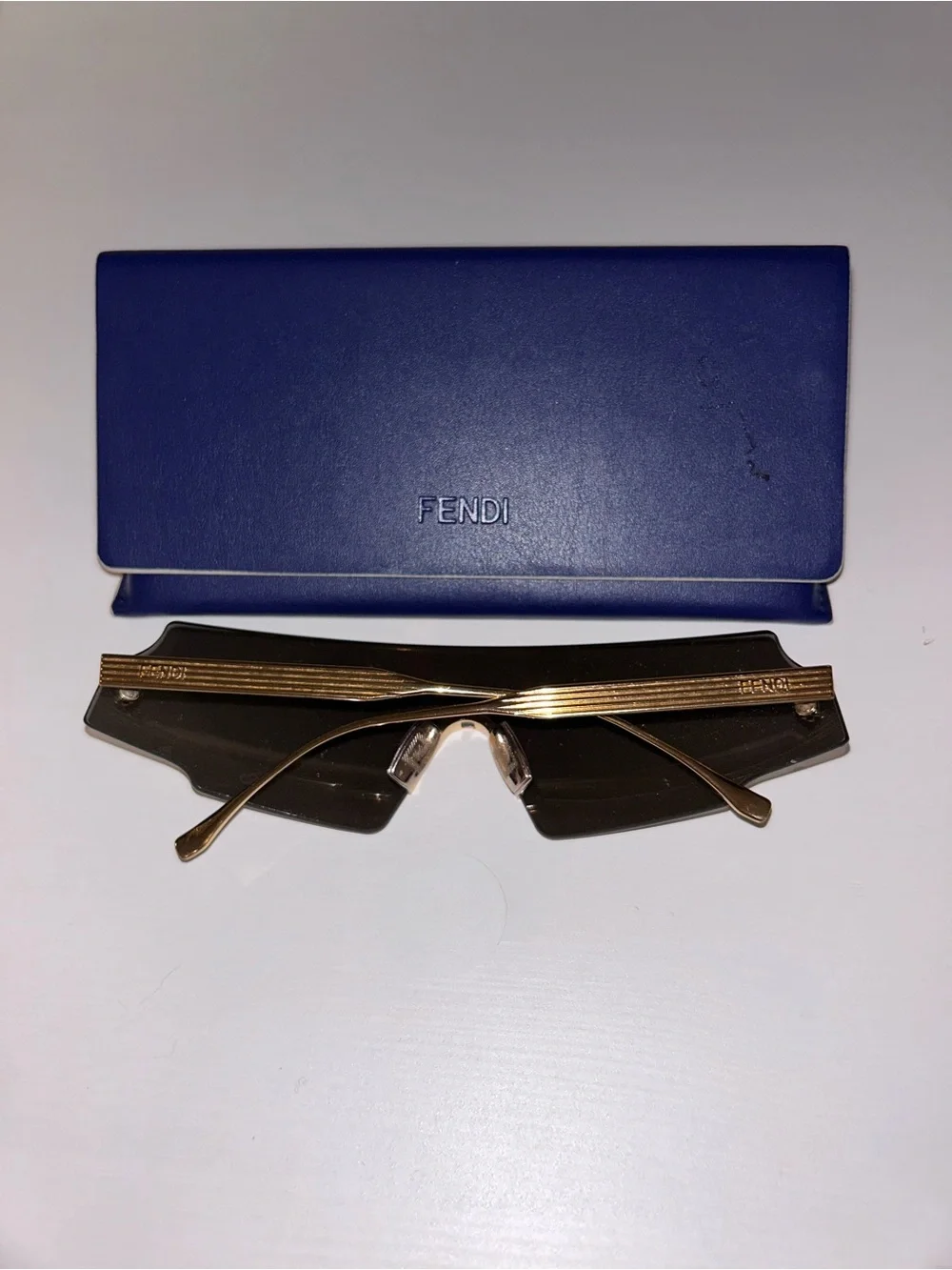 Fendi Shield Mirrored Sunglasses